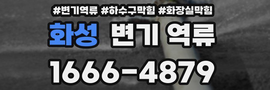 화성 변기 역류