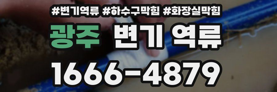 광주 변기 역류