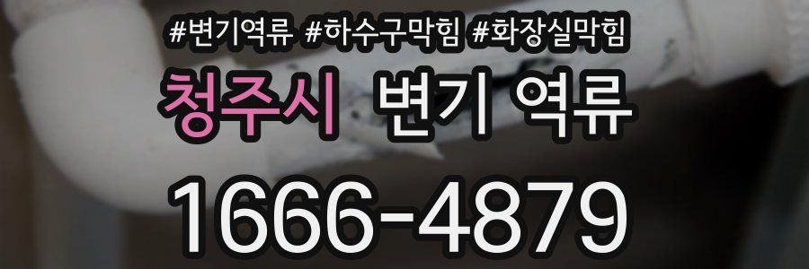 청주시 변기 역류