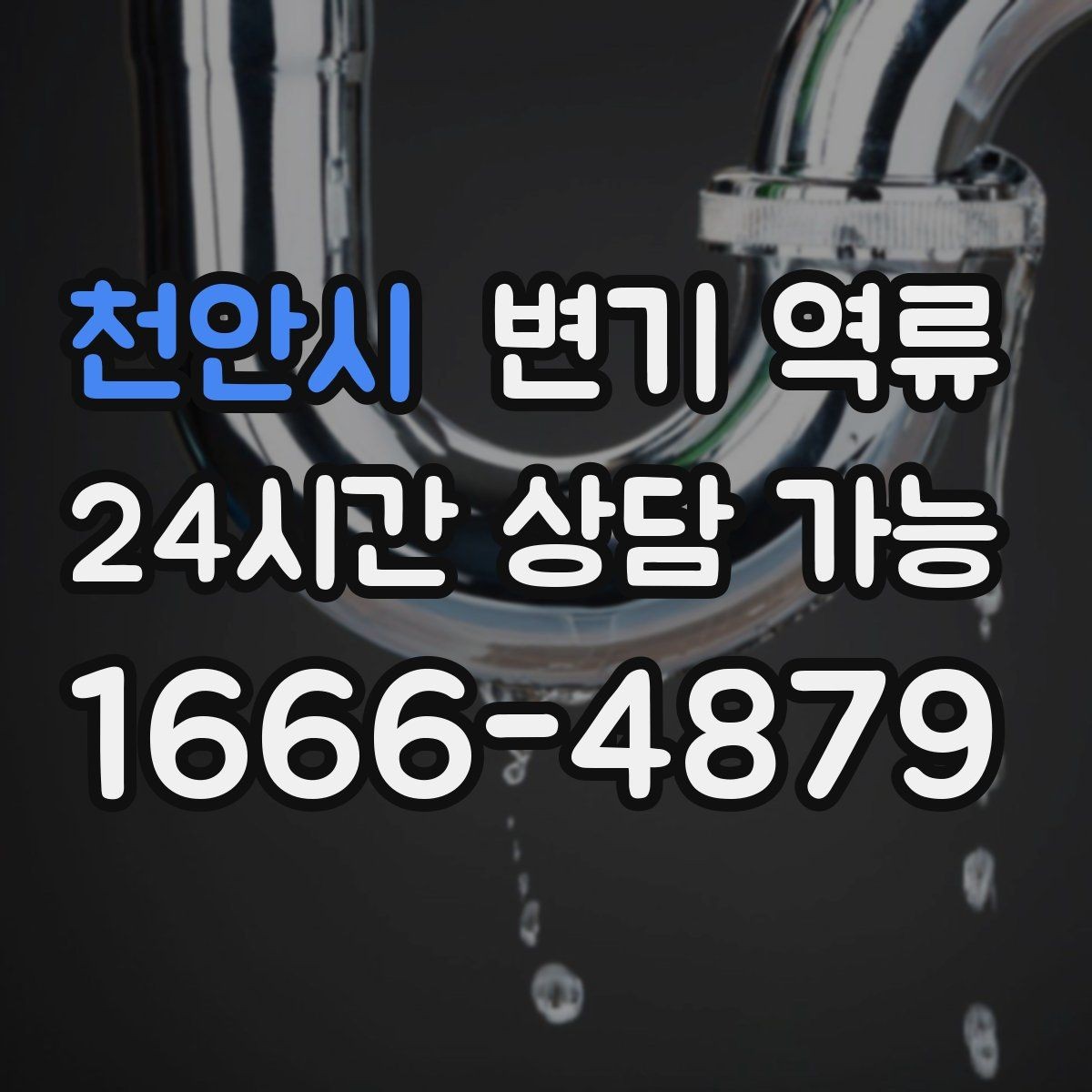 천안시 변기 역류 변기 주변이 젖어 역류처럼 보일 때 구분법