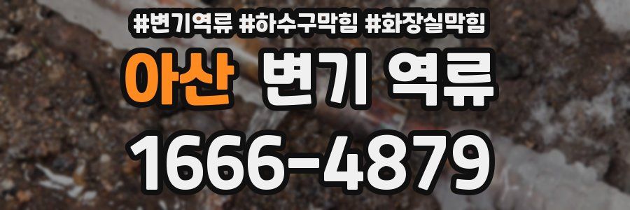 아산 변기 역류