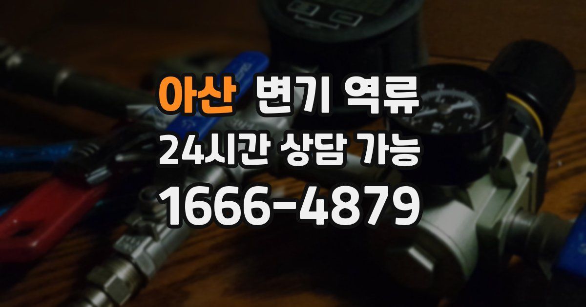 아산 변기 역류