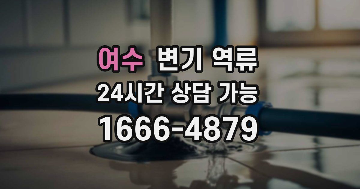 여수 변기 역류