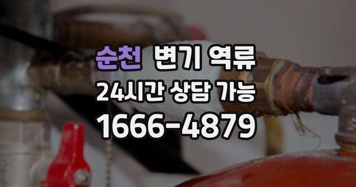 순천 변기 역류