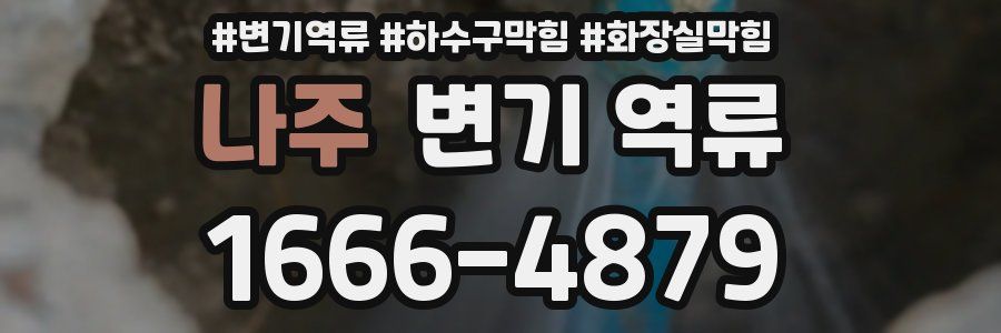 나주 변기 역류