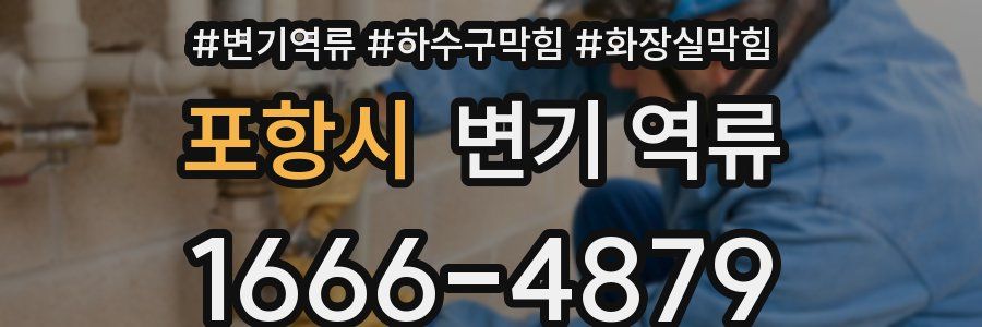 포항시 변기 역류