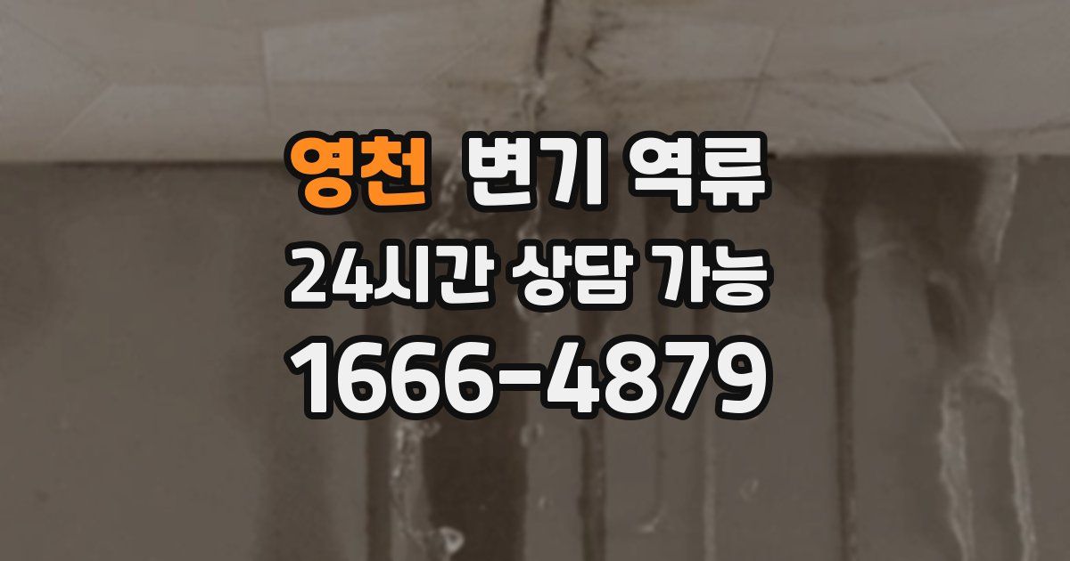 영천 변기 역류