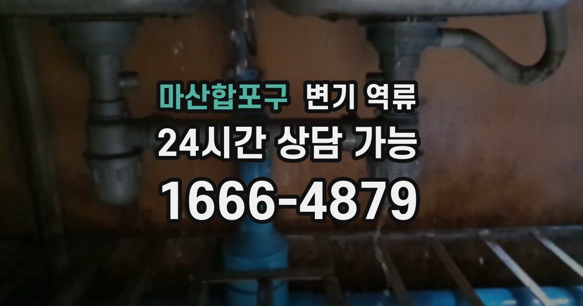 마산합포구 변기 역류