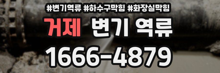 거제 변기 역류