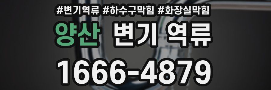 양산 변기 역류