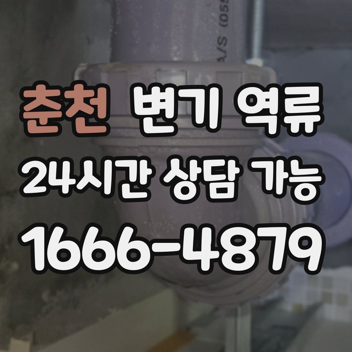 춘천 변기 역류 오염물이 보일 때 절대 하면 안 되는 행동