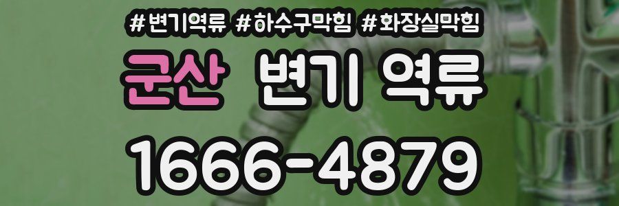 군산 변기 역류