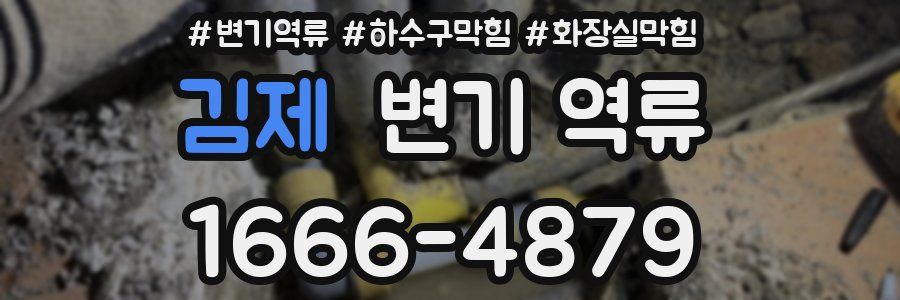 김제 변기 역류