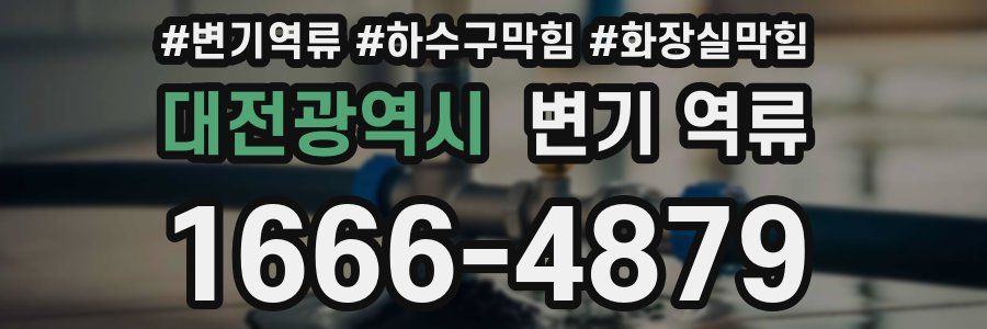 대전광역시 변기 역류