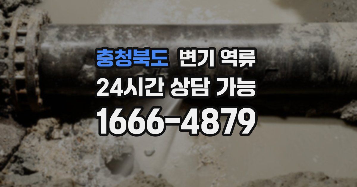 충청북도 변기 역류