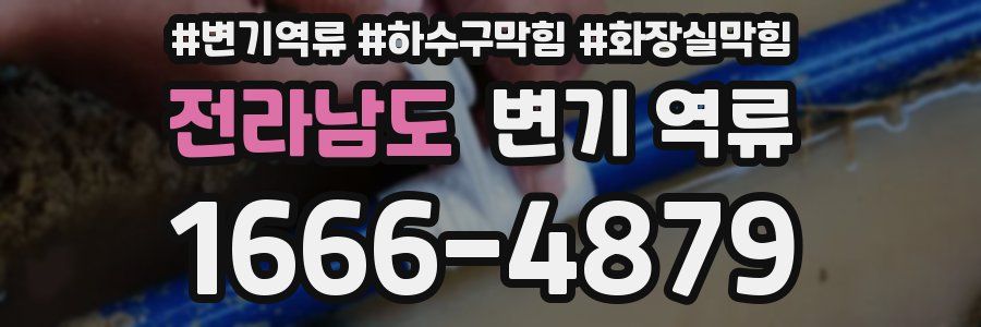 전라남도 변기 역류