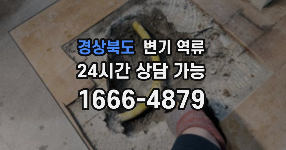 경상북도 변기 역류