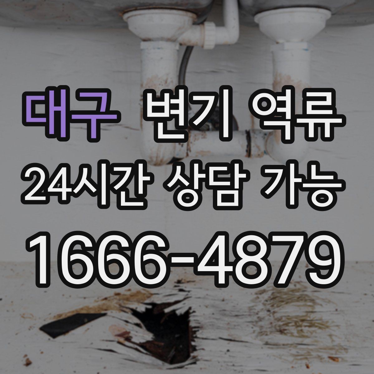대구 변기 역류 음식물·기름이 원인일 때 나타나는 특징