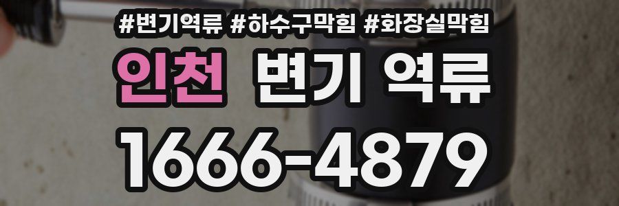 인천 변기 역류