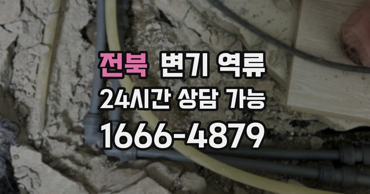 전북 변기 역류