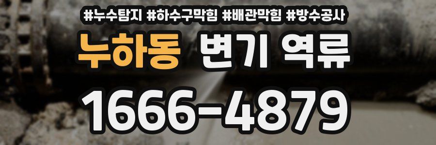 누하동 변기 역류