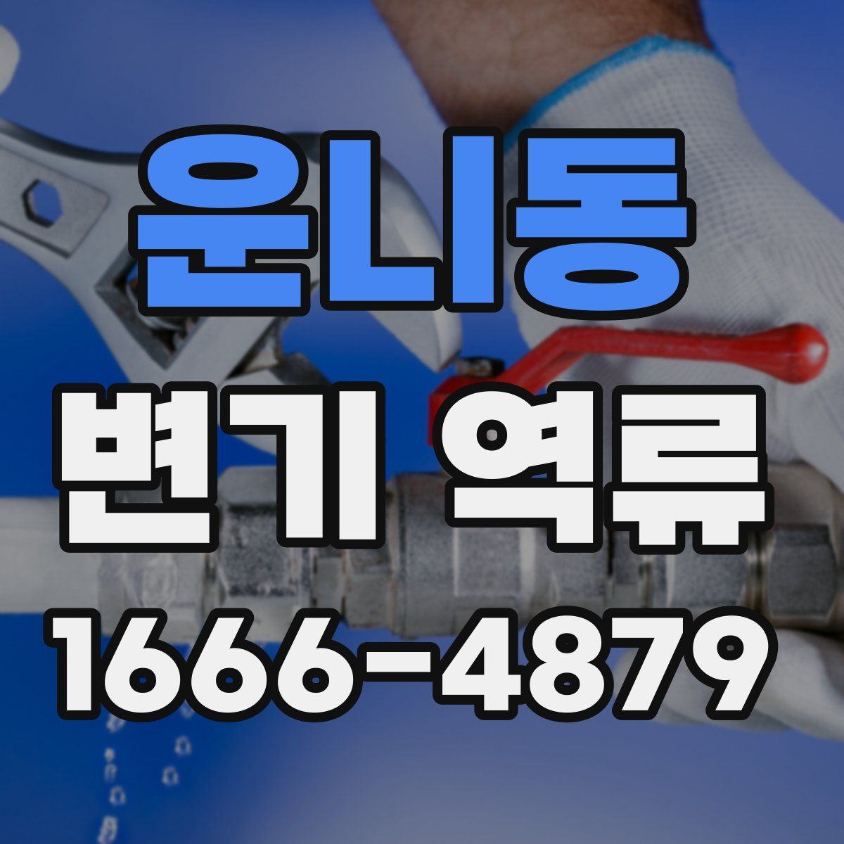 운니동 변기 역류