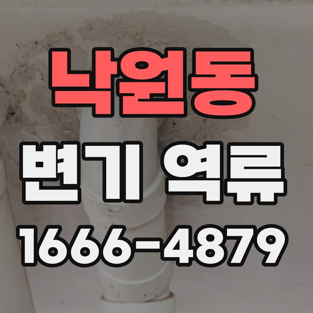 낙원동 변기 역류