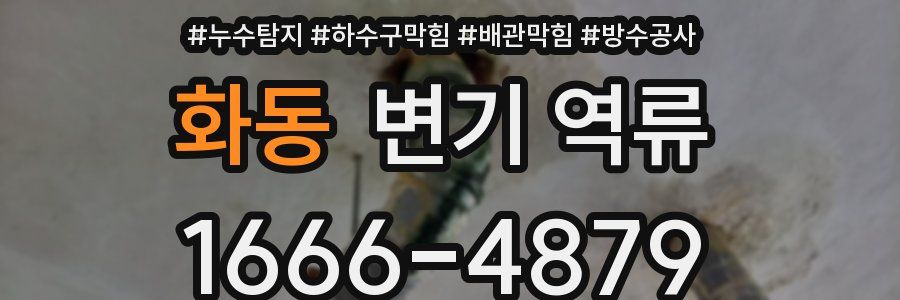 화동 변기 역류
