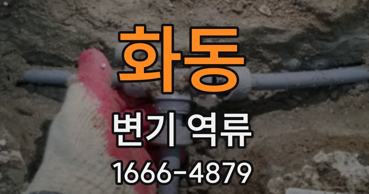 화동 변기 역류