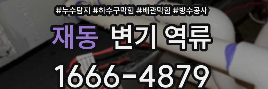 재동 변기 역류