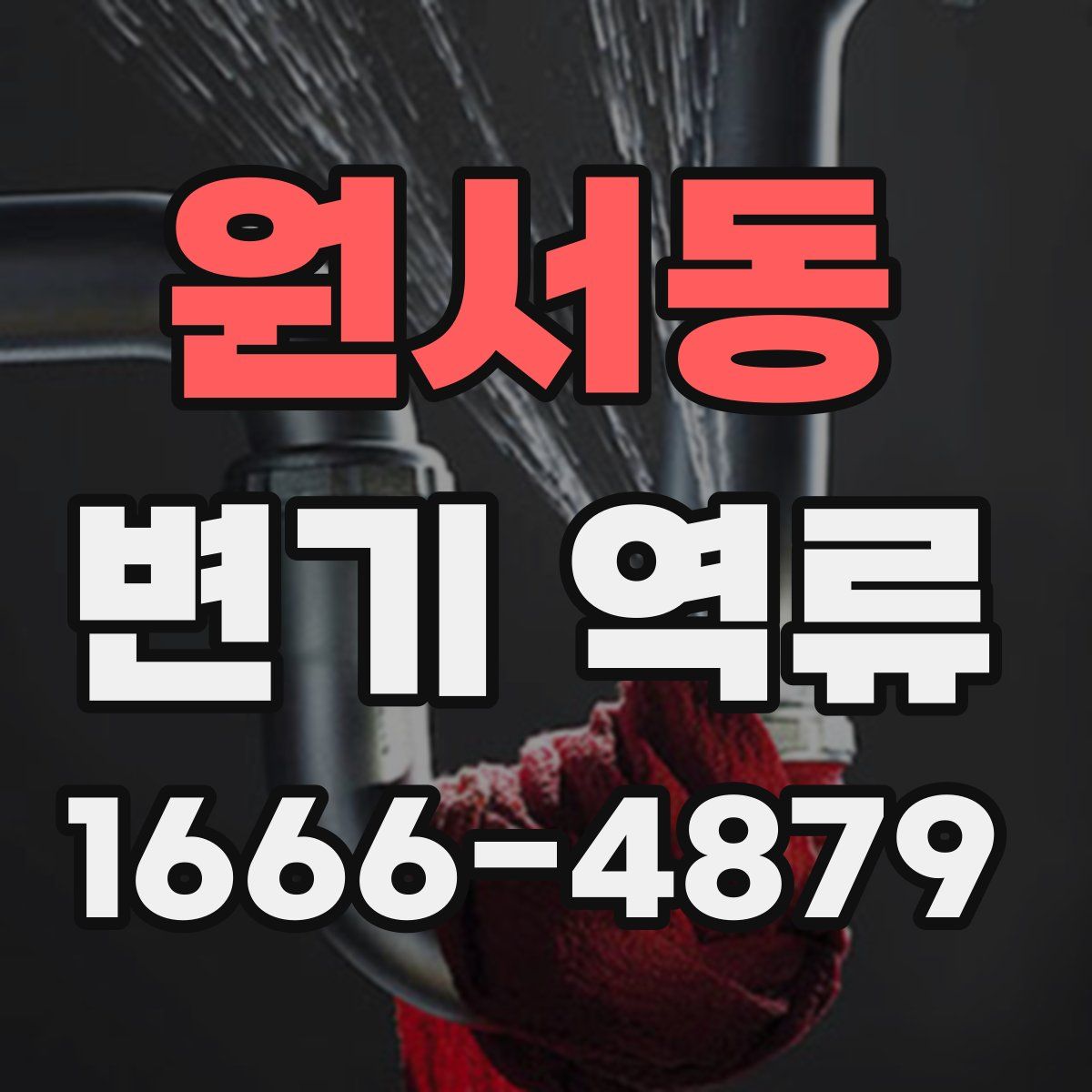 원서동 변기 역류
