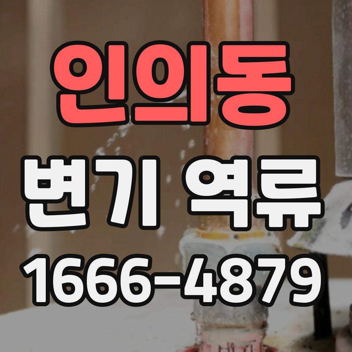 인의동 변기 역류 재발 방지를 위한 청소와 관리