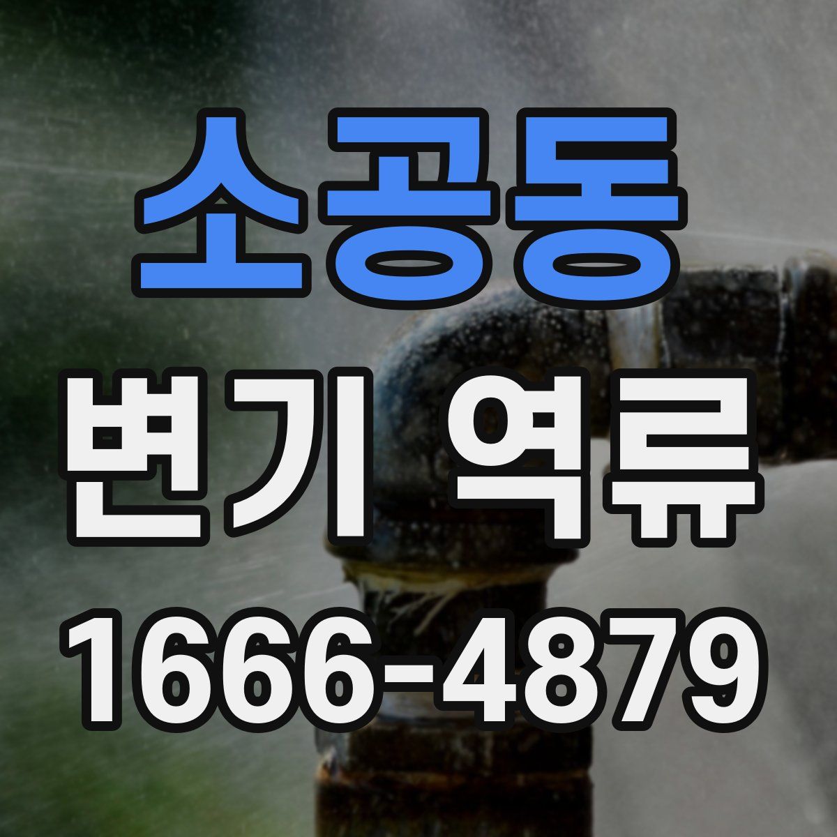 소공동 변기 역류