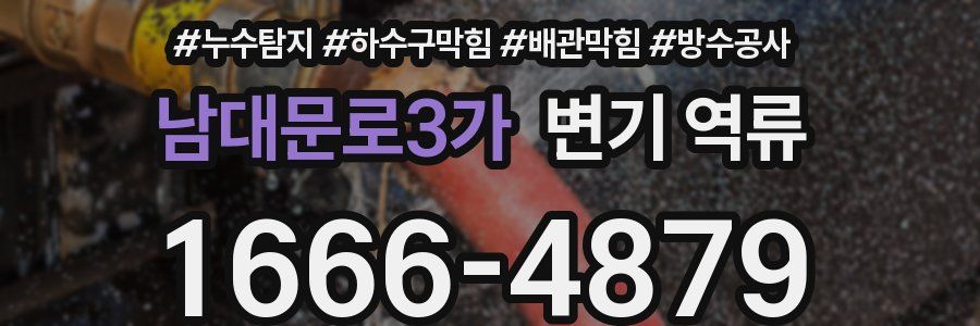남대문로3가 변기 역류