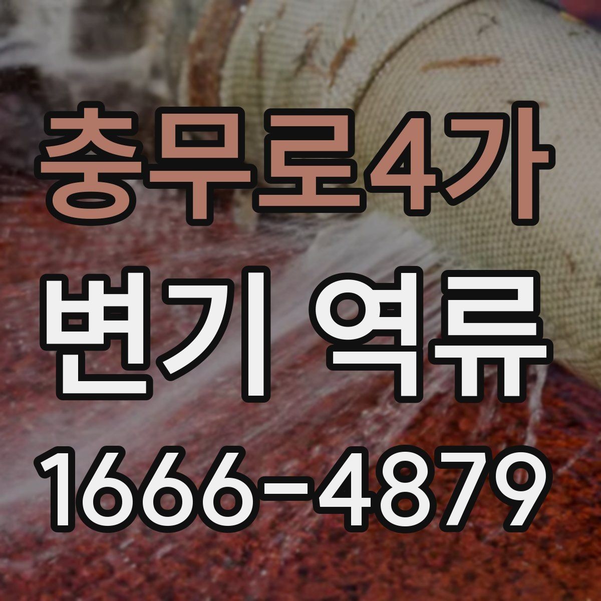 충무로4가 변기 역류 원인과 해결의 핵심 정리