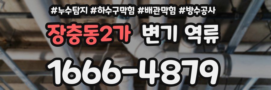장충동2가 변기 역류