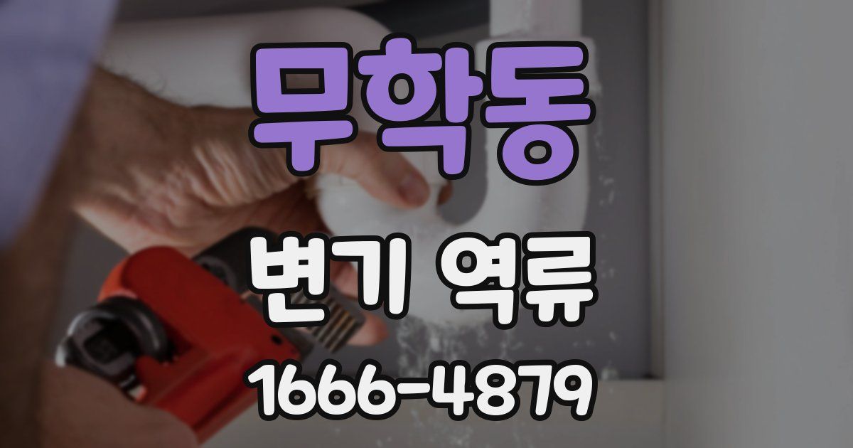 무학동 변기 역류