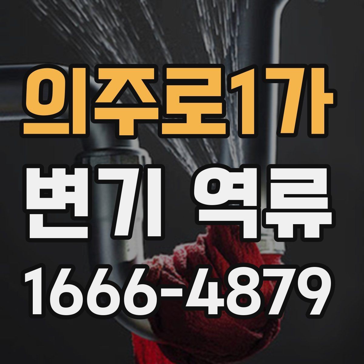 의주로1가 변기 역류 오수 역류와 일반 막힘의 차이