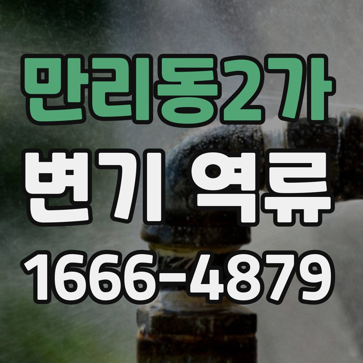 만리동2가 변기 역류