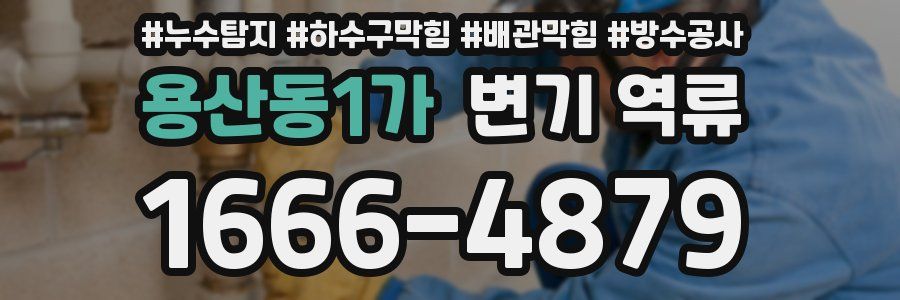 용산동1가 변기 역류