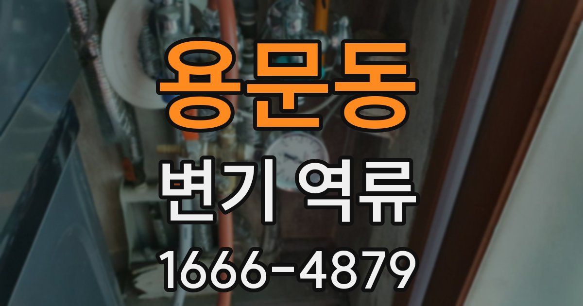 용문동 변기 역류