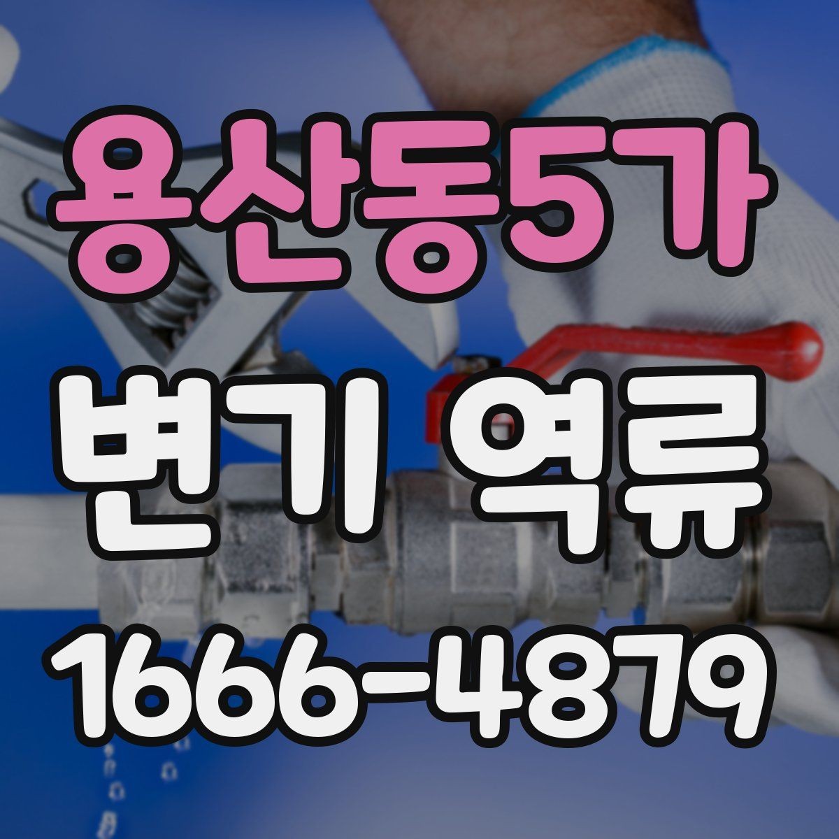 용산동5가 변기 역류 발생 시 청소와 소독 순서