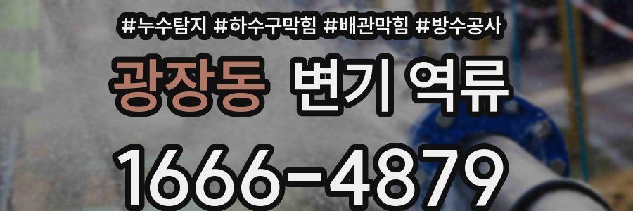 광장동 변기 역류