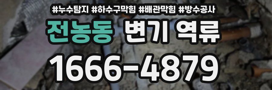 전농동 변기 역류