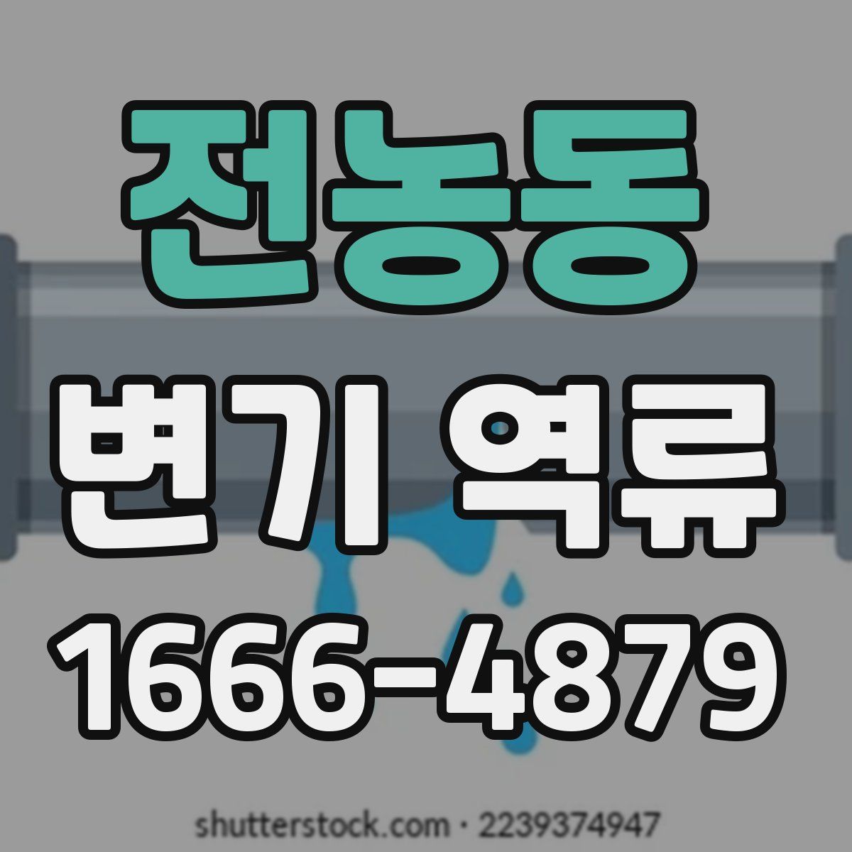 전농동 변기 역류