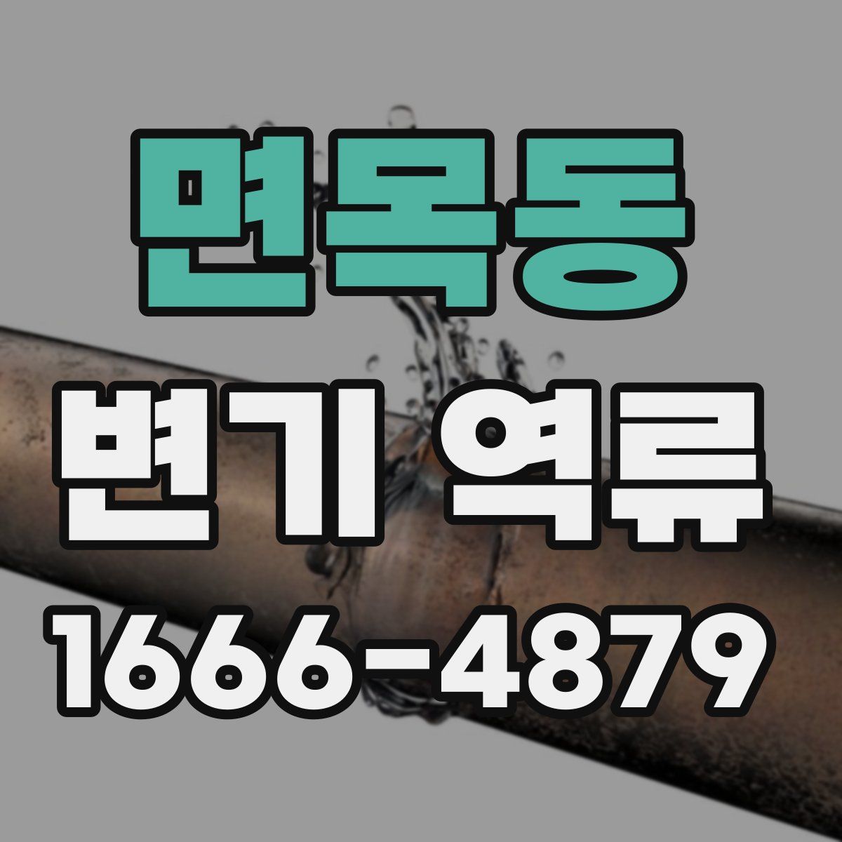 면목동 변기 역류