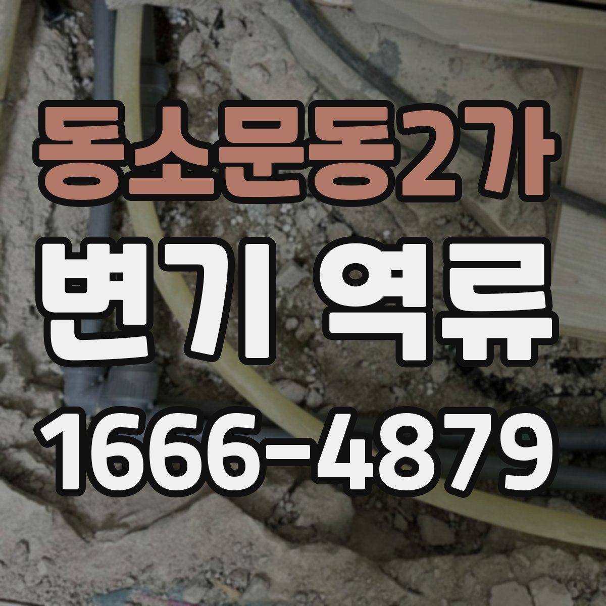 동소문동2가 변기 역류 원인을 찾는 간단한 순서