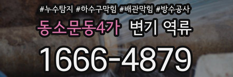 동소문동4가 변기 역류