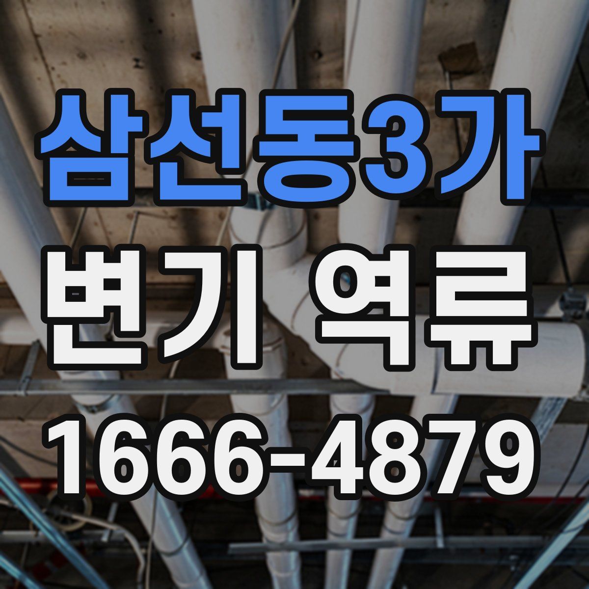 삼선동3가 변기 역류