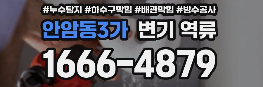 안암동3가 변기 역류
